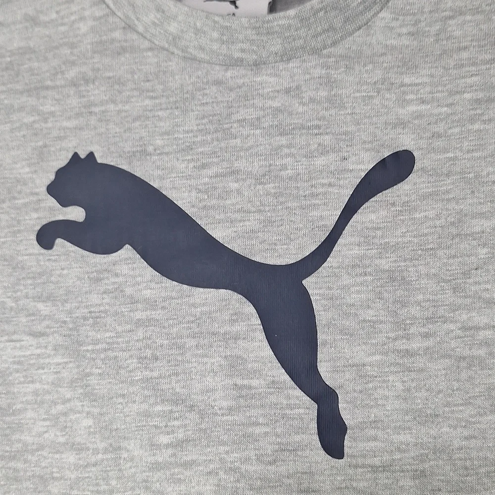 Boys Puma Tee And Shorts Set With Iconic Logo 2 Piece Set - Picture 3 of 11